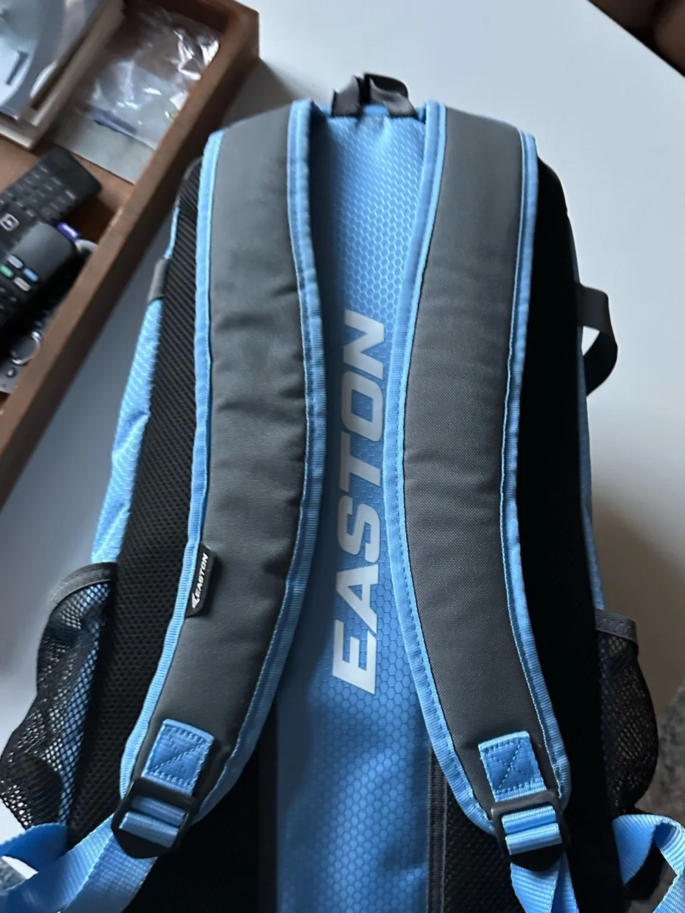 Easton Backpack Baseball Softball Light Blue